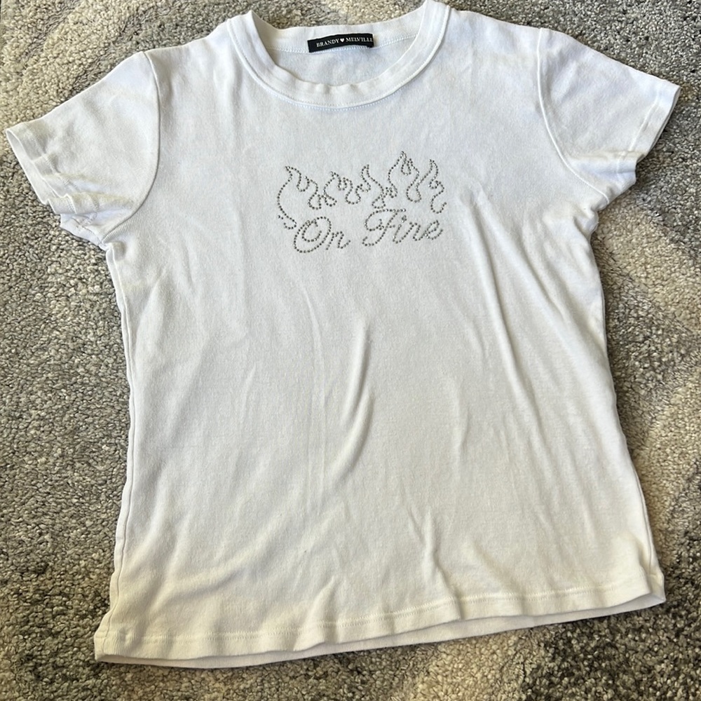 Brandy Melville cute baby tee!!!